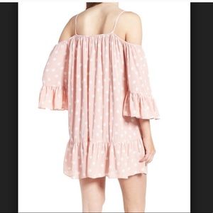 Tularosa Pink Polka Dot Hattie Dress XS